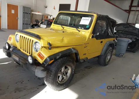 2000 Jeep Wrangler Sport z USA, uszkodzony, nr VIN 1J4FA49S5YP728459
